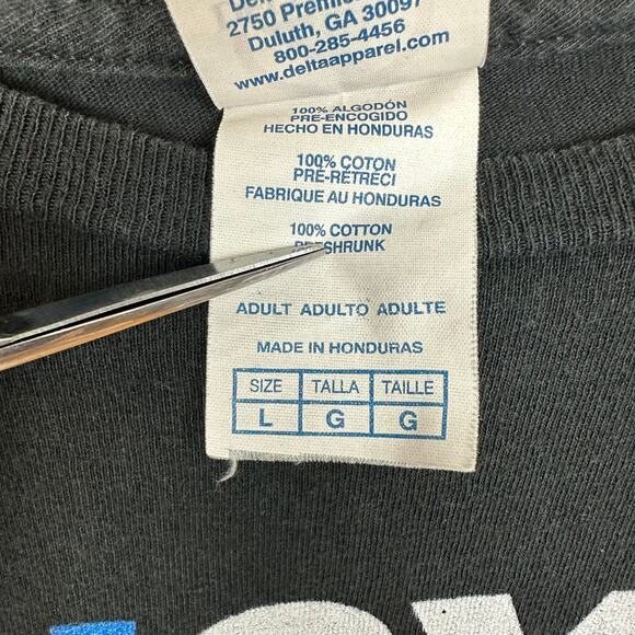 Delta Soft Unisex Adult Nsync 90s Boy Band Print Crewneck Black T-Shirt Large - Picture 10 of 10